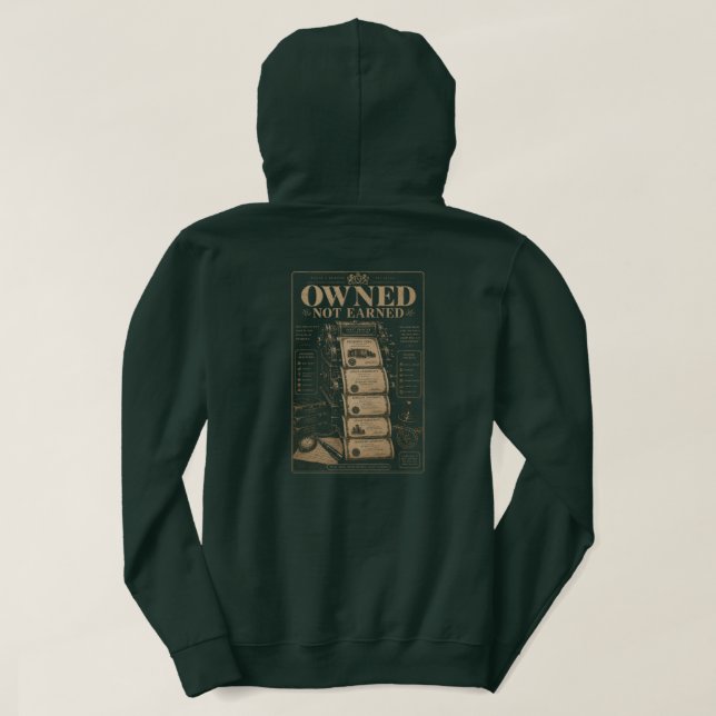 Sudadera Poseído no ganado (Reverso del diseño)