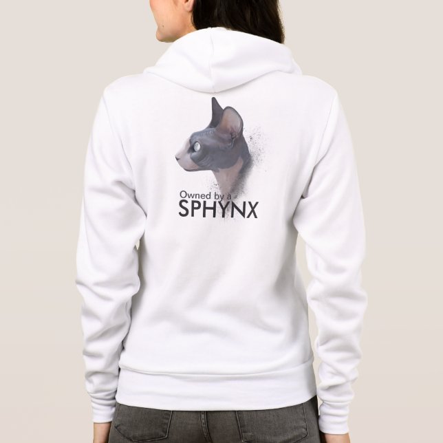 Sudadera Poseído por un sphynx (Reverso)