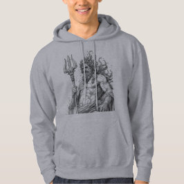 Sudadera Poseidon God of the Sea Mythology Sketch Art Hoodi