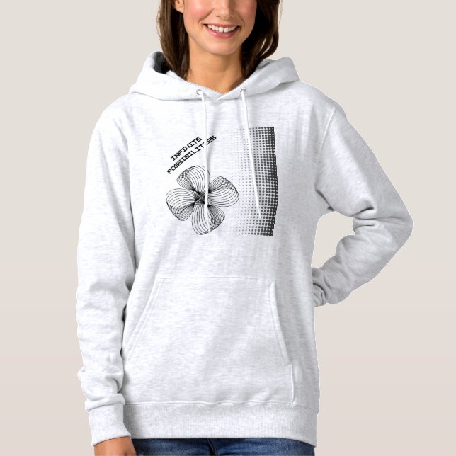 Sudadera Posibilidades Infinitas – Geometría  (Anverso)