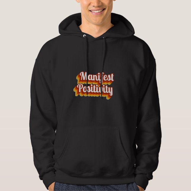 Sudadera Positividad manifiesto (Anverso)
