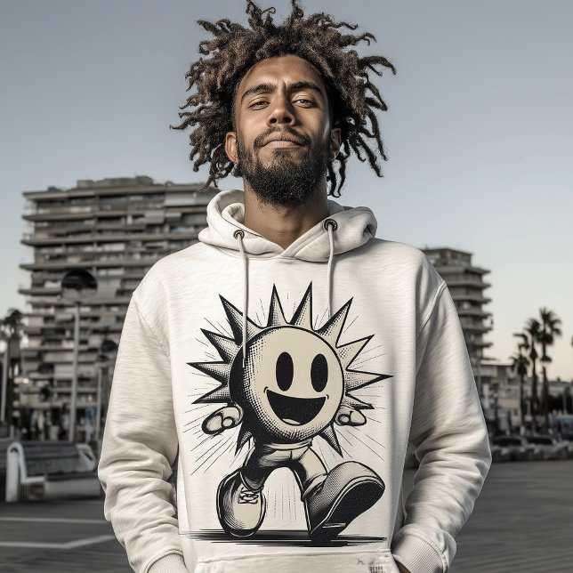 Sudadera Positividad radiante - Hoodie solar vintage (Subido por el creador)