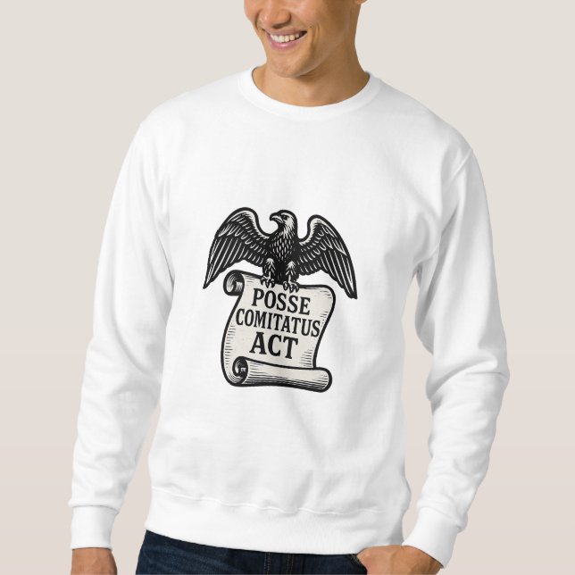 Sudadera Posse Comitatus Act Eagle Scroll (Anverso)