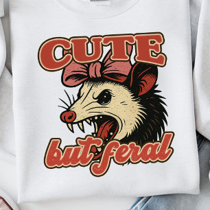 Sudadera Possum dulce pero fértil: Humor sarcástico vintage