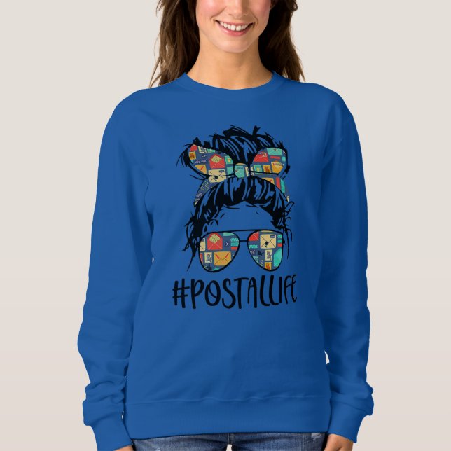 Sudadera Postallife Mail Carrier Postal Worker Mailwoman (Anverso)