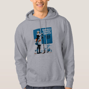 Sudadera Poster 1924 de los deportes de invierno de