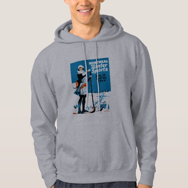 Sudadera Poster 1924 de los deportes de invierno de (Anverso)