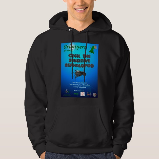 Sudadera Póster «Cecil el cefalópodo sensible» (Anverso)