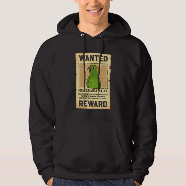 Sudadera Póster de búsqueda Loro I Amazonia de nuca amarill (Anverso)