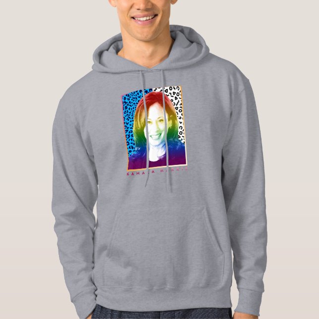 Sudadera poster de los años 80 - Orgullo Kamala Harris (Anverso)