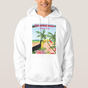 Sudadera Póster de vacaciones en la playa Tamarindo Costa R