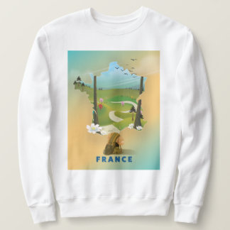 Sudadera Poster de viajes de vintage de Francia