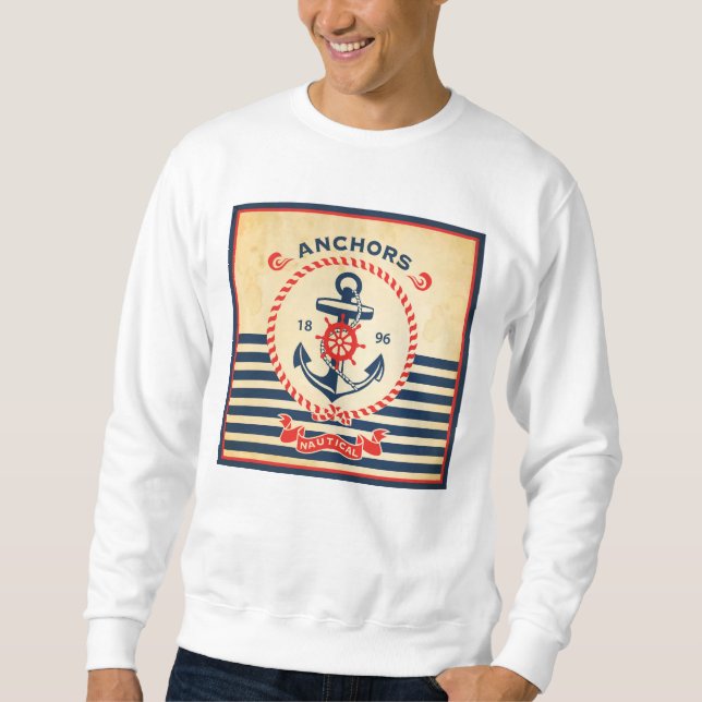 Sudadera Poster Náutico Vintage (Anverso)