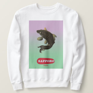 Sudadera Póster turístico de estilo vintage de Sapporo Japó