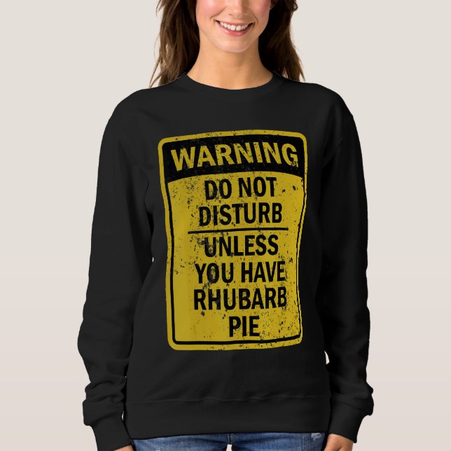 Sudadera Postre de comida Rhubarb Pie (Anverso)