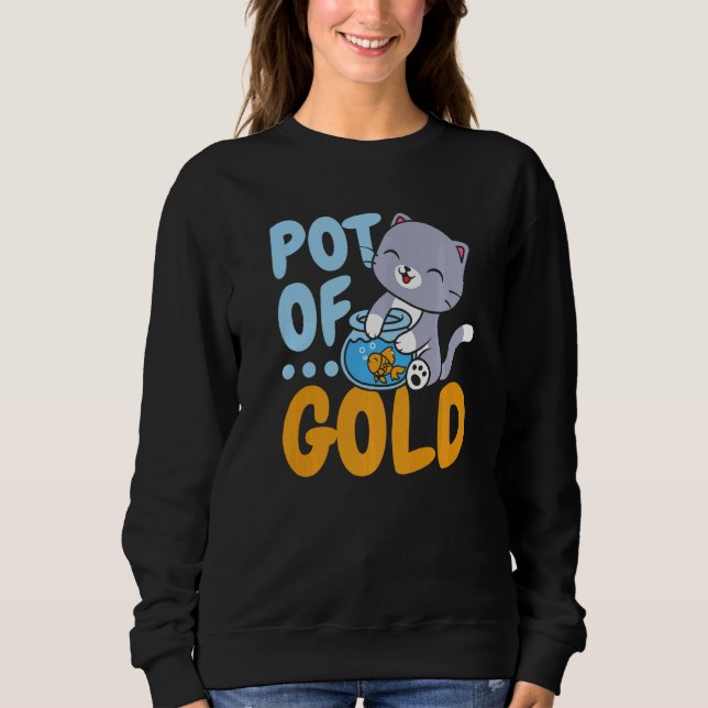 Sudadera Pot Of Gold Fish Aquarist Fishkeeping Goldfish (Anverso)
