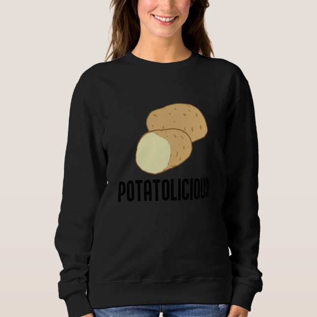 Sudadera Potatolicious Cute Potato Hobby Chef Food (Anverso)