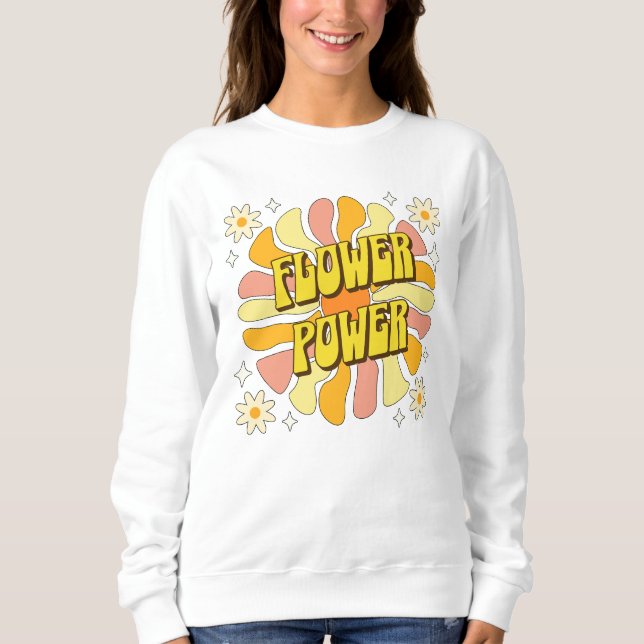 Sudadera Potencia de flor (Anverso)