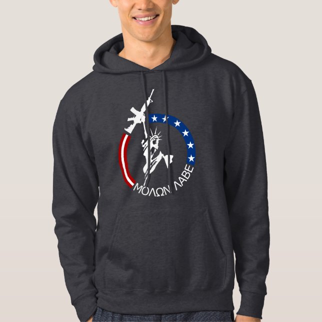 Sudadera Potro M4A2 - MOLON LABE (Anverso)