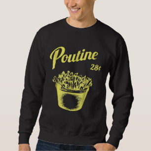 Sudadera Poutine Retro Canadá Montreal