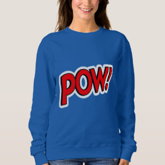 Sudadera ¡POW! Gráficos de Screwball Azul