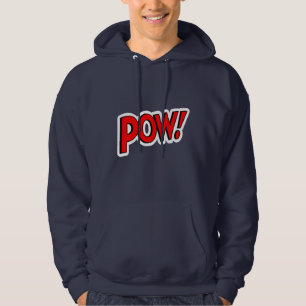 Sudadera ¡POW! Gráficos de Screwball Azul Marino