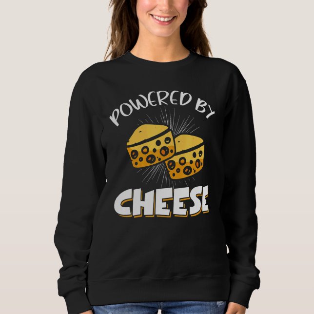 Sudadera Powered By Cheese (Anverso)