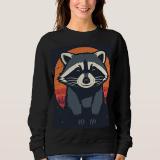 Sudadera Powered by Cuteness and Raccoon Vibes. T-Shirt
