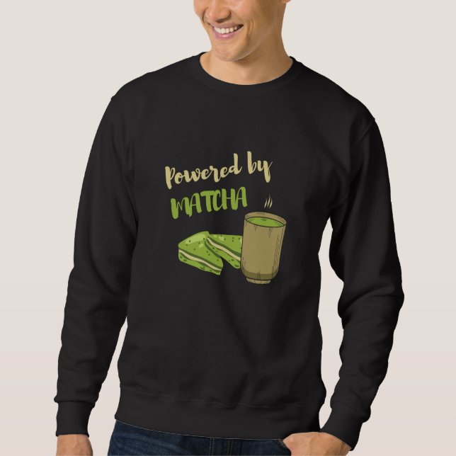 Sudadera Powered By Matcha the Matcha Tea (Anverso)