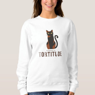 Sudadera Powered by Tortitude Funny Cat Graphic