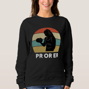 Sudadera PR O Levantamiento De Pesas De Fitness De Gimnasio