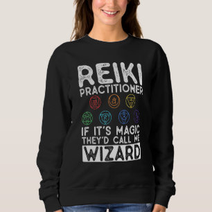 Sudadera Practicante De Reiki Para Reiki Holístico Y Chakra