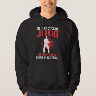 Sudadera Practico judo para no golpear a la gente en la gar
