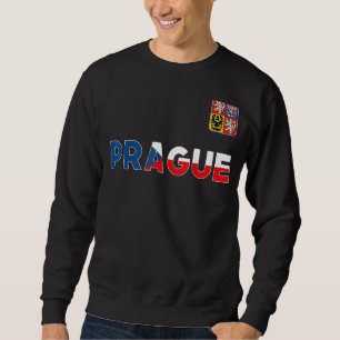 Sudadera Praga República Checa Bandera Del Corazón Escudo D