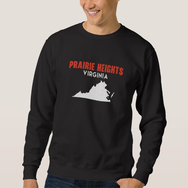 Sudadera Prairie Heights Washington USA State America Trave (Anverso)