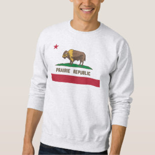 Sudadera Prairie Republic Bison Flag Great Plains