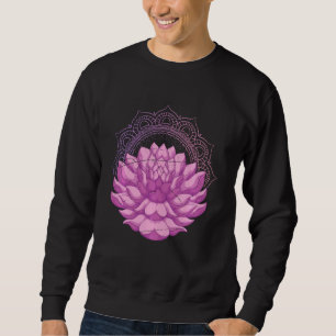 Sudadera Prana Yoga Flow Meditación Flor Flor Flor Mandala