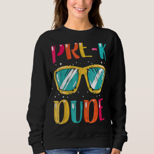 Sudadera Pre K Dude Primer Día De La Educación Preescolar D