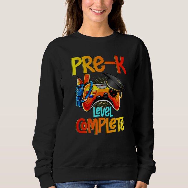 Sudadera Pre-K Graduation Gamer Level Complete Video Game G (Anverso)