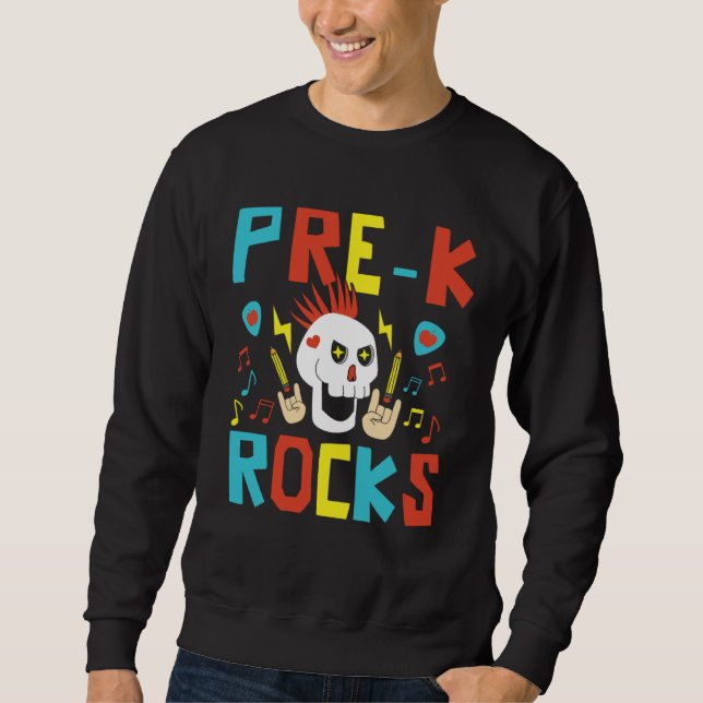 Sudadera Pre K Teacher Appreciation Back to School Preschoo (Anverso)