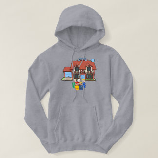 Sudadera Precio De Pescador Pequeña Familia Con Casa De Tud