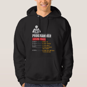 Sudadera Precio por hora del programador - tarifas de
