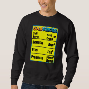 Sudadera Precios del Gas Brazo Pierna Primogénito Altos Pr