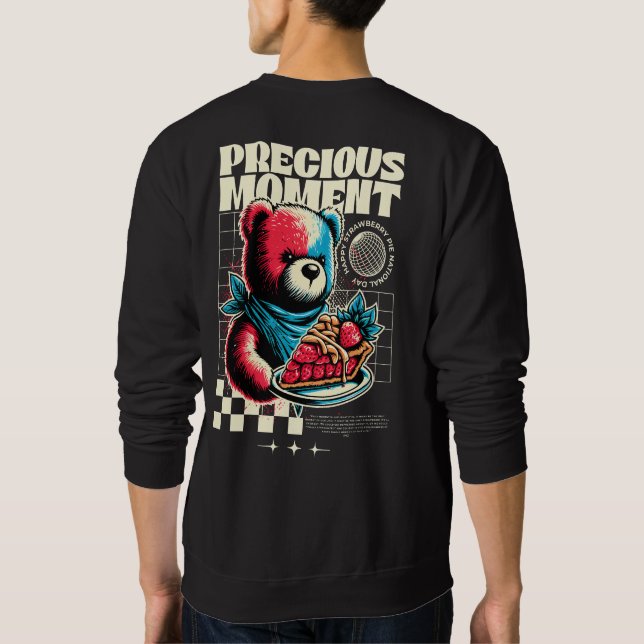 Sudadera Precious Moment Bear Strawberry Pie (Reverso)