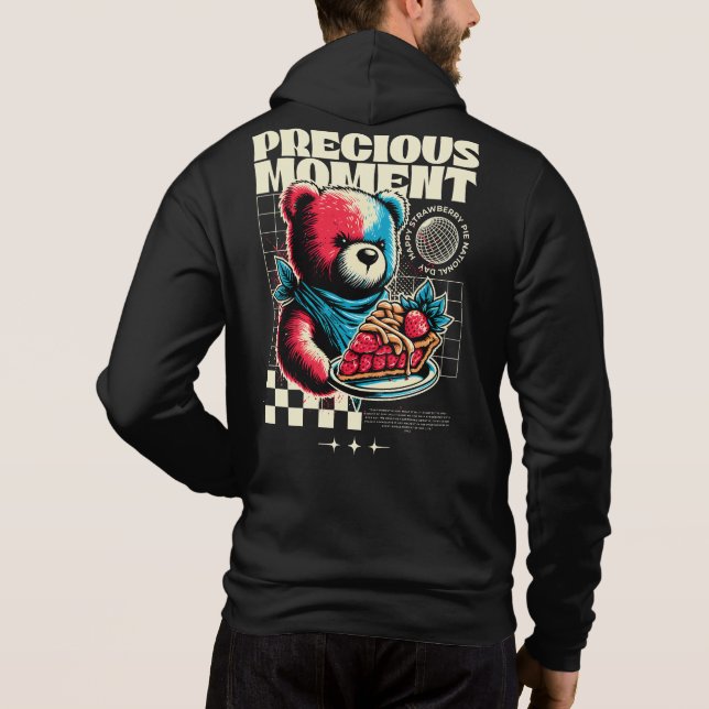 Sudadera Precious Moment Bear Strawberry Pie (Reverso)