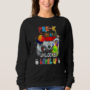 Sudadera Preescolar Gamer Desbloqueado Subir De Nivel Es Mi