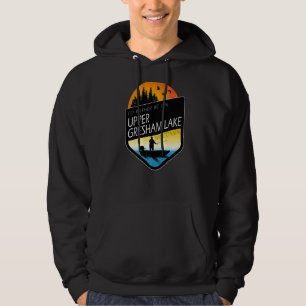 Sudadera Preferiría Estar En El Alto Lago Gresham Pescado W