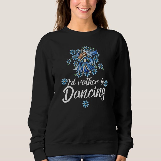 Sudadera Prefiero bailar (Anverso)