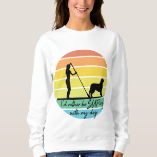 Sudadera Prefiero estar con mi Chica de suplir perro