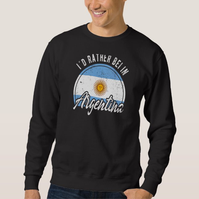 Sudadera Prefiero Estar En Argentina (Anverso)